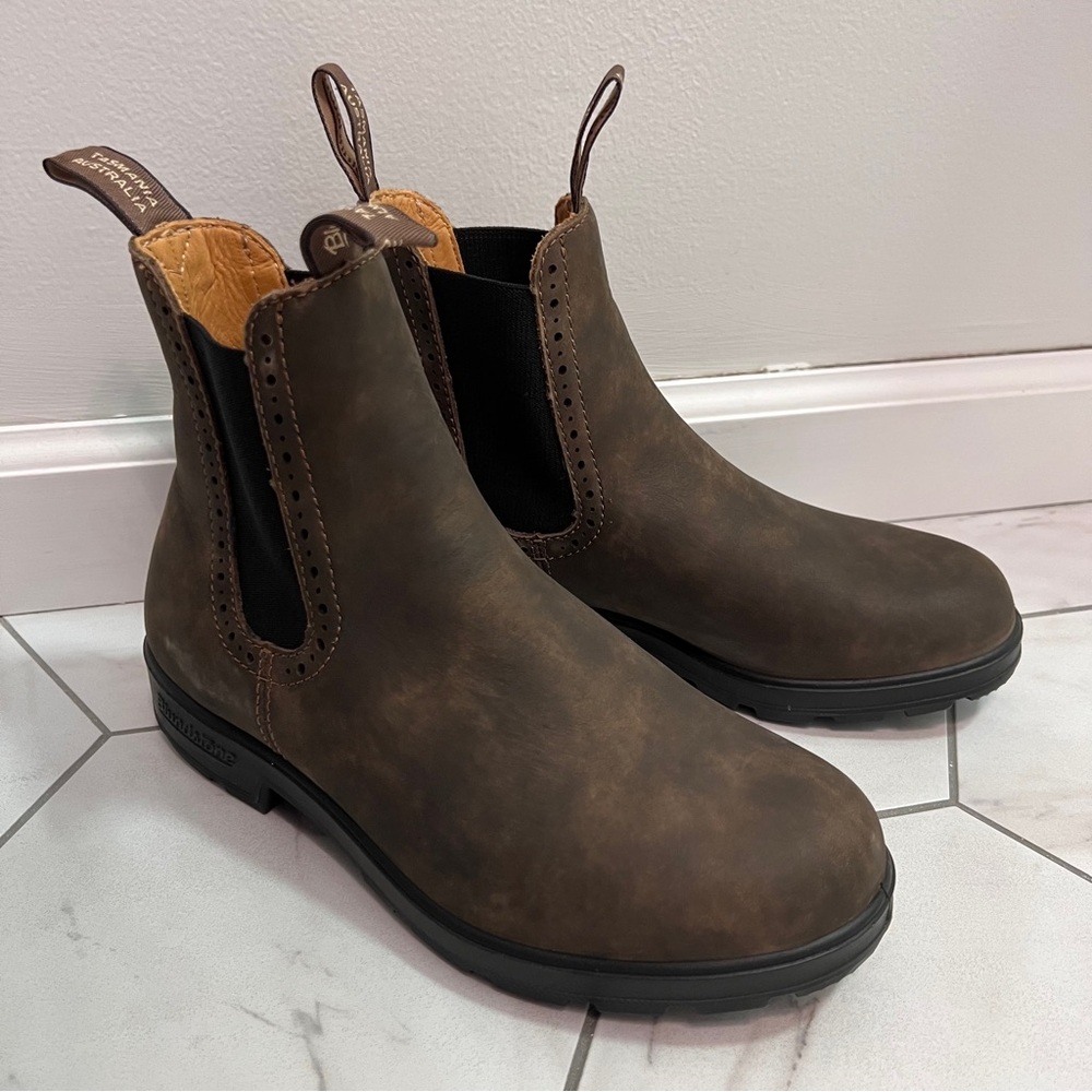 Blundstone High-Top 1351 Rustic Brown Chelsea Boot Size 9.5 Women's